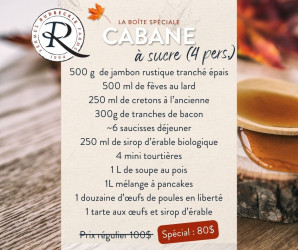 Boite Cabane A Sucre